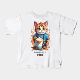 Purr-fect Pour Kids T-Shirt